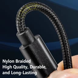 66W 5A Nylon 1m 2m 3m USB C To Type C Fast Charging Cable for Iphone 15 16 Pro Max Samsung S24 Xiaomi OPPO Charging Cable