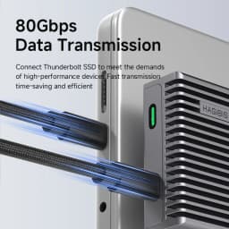Hagibis USB C to USB C Cable USB 4 Full Function Cable 80Gbps 240W Fast Charging 8K Video Cord For Thunderbolt 5 iPhone 17 Pro