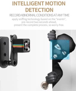 4K Mini HD Camera1080p Portable Small Nanny Cam Video Voice Mini DV Recorder Indoor Covert Security Camera For Office Home 2026
