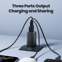 Toocki 65W GaN USB Charger Type C QC4.0 PD3.0 PPS Fast Charging for iPhone 16 15 14 Samsung 24 S23 Xiaomi Huawei Realme Laptop