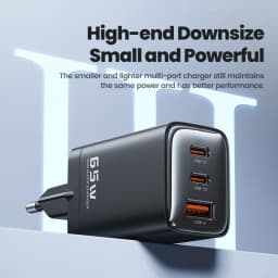Toocki 65W GaN USB Charger Type C QC4.0 PD3.0 PPS Fast Charging for iPhone 16 15 14 Samsung 24 S23 Xiaomi Huawei Realme Laptop