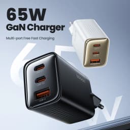 Toocki 65W GaN USB Charger Type C QC4.0 PD3.0 PPS Fast Charging for iPhone 16 15 14 Samsung 24 S23 Xiaomi Huawei Realme Laptop