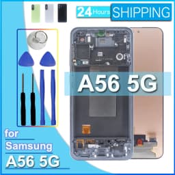 AMOLED LCD for Samsung Galaxy A56 5G LCD Display Touch Screen Digitizer for Samsung A56 5G A566B A566V Phone LCD Screen Assembly