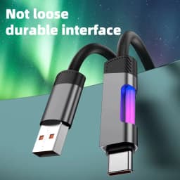 NNBILI NEW RGB Fast Charging Cable 100W A-C and 60W C-C Charging Cable Fast Charging Cable, for Xiaomi Huawei OPPO Oneplus Cable