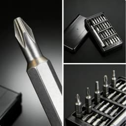 25 in 1 Mini Screwdriver Set, Flat Head and Cross Shaped Small Screwdrivers, Suitable for Electronic Products