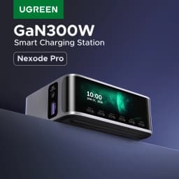 UGREEN 300W GaN Charger With Smart Display PD 3.1 7 IN 1 Desktop Charging Station For MacBook Air Pro Laptop iPhone Samsung iPad