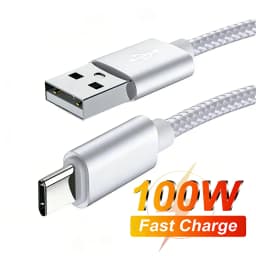 USB Type C Braided Cable For iPhone 15 16 17 Pro Max Fast Charging Data Cable For Samsung Xiaomi Redmi POCO Huawei Honor OnePlus