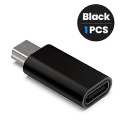 1/2/3/4Pack USBC to Mini USB Adapter, USB Mini to Usbc Adapter Supports Charge & Data Sync Compatible with Digital Camera, GPS R