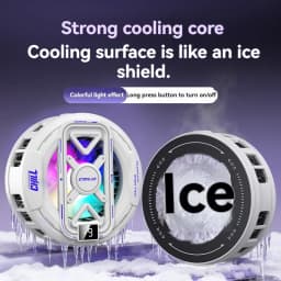 NEW Semiconductor Magnetic Cooler With Temperature Display Radiator Fast Heat Dissipation for Phones Gaming Tablet Cooling Pad