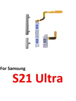 For Samsung Galaxy S21 Ultra 5G G998 Phone Power Volume Button On Off Up Down External Key Internal Flex Cable Replacement Parts