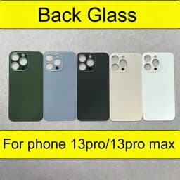 Back Cover Glass For iPhone 13 Pro /13 Pro Max, Rear Battery Door Housing Replacement Repair Part