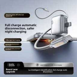 3/1PCS Intelligence Full Charge Auto-Disconnect Charging Adapter 140W Fast Charge Separator Automatically for Type-C Charge