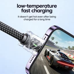 100W USB Type C Fast Charging Cable 90° Degree Dual Elbow Nylon Braided Data Cord Right Angle Cable for IPhone Samsung Xiaomi