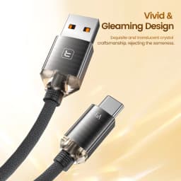Toocki 100W USB A to USB Type C Cable for Huawei Honor Samsung Xiaomi Redmi iPhone 17 16 6A USB to Type C Charger Cord Data Wire