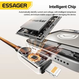 Essager 2 in 1 USB Type C Cable 100W PD Fast Charging Wire Type C To Lighting Cable For iPhone 17 16 15 14 MacBook iPad Xiaomi