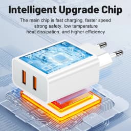 2 Ports Dual USB Charger Fast Charging Mobile Phone Charger Adapter QC3.0 For Samsung Xiaomi Huawei EU/US/UK Plug Wall Adapter