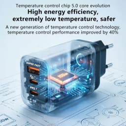 Oneplus 150W EU/US/UK Plug Ultra Fast Charging 3-ports PD USB Type-C Qc 3.0 Super Charge Wall Adapter For Iphone Samsung