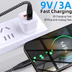 LAIHONEN USB C to Lightning Nylon Braided Cable Fast Charging Data Sync Cord 1/3 Pack for iPhone 14 13 12 11 Pro XR XS