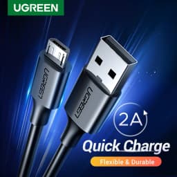 Ugreen Micro USB Cable Fast Charging USB Data Cable Mobile Phone Charging Cable for Samsung HTC LG Android Tablet USB Wire
