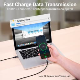 Vention Cable USB Type C Cable for Samsung Poco S21 3A Fast Charging USB C Charger Date Wire for Xiaomi Redmi Note 8 Type-C Cord
