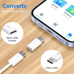 8PCS USB-C Adapter Bundle Fast Charging Data Transfer Convert to Lightning Micro USB OTG USB 3.0 for All Devices