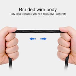 USB Type C Cable 90 Degree elbow Nylon Braided 1M/2M/3M Fast Charging Data Cable for Samsung s8 s9 Oneplus Huawei Xiaomi USB C
