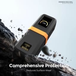 SIKAI Silicone Powebank Case for Anker Prime Power Bank (20K, 220W) Shockproof Cover with Cable Organizer Ring Lanyard Hole