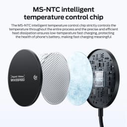 MOVESPEED W010 Qi2 25W Fast Wireless Charger For iPhone 17 16 15 14 13 12 Pro Max Magnetic Wireless Charging Pad Phone Charger