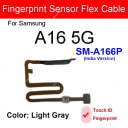 Touch ID Fingerprint Sensor Flex Cable For Samsung Galaxy A16 4G 5G A165F A166B A166P Power Side Button Flex cable Repair Parts