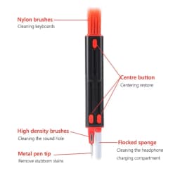 Multifunction Cleaner Kit for Airpods Pro 3 2 1 Earbuds Cleaning Pen Keyboard Brush Bluetooth Earphones Case Cleaning Tools
