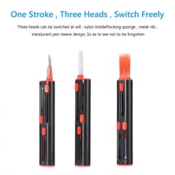 Multifunction Cleaner Kit for Airpods Pro 3 2 1 Earbuds Cleaning Pen Keyboard Brush Bluetooth Earphones Case Cleaning Tools