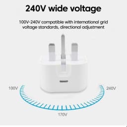 PD25W Type C Super Fast Charging Mobile Phone Foldable Charger For Iphone 17 16 Samsung POCO UK Plug Phone Accessories