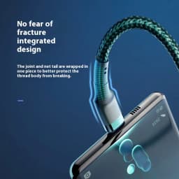 NNBILI 120W Fast Charge Cable PD Quick Charging High Quality USB C TO USB Type C Cable For iPhone Xiaomi 17 Plus Pro Max Samsung
