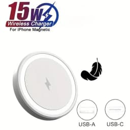 15W Magnetic Wireless Charger for Iphone 16 15 14 13 12 11 Pro Max 13Mini Macsafe