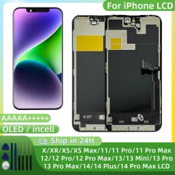 OLED For iPhone X Display XR XS MAX 11 12 Pro LCD 13 14 Pro Screen Face ID Touch 13Pro 14 Pro Max 13 MINI Display 12 Mini Incell