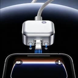 140W USB C Auto Disconnect Charger Adapter For Safe Overnight Charging Smart Auto Stop Charging Full Charge Self-Cut