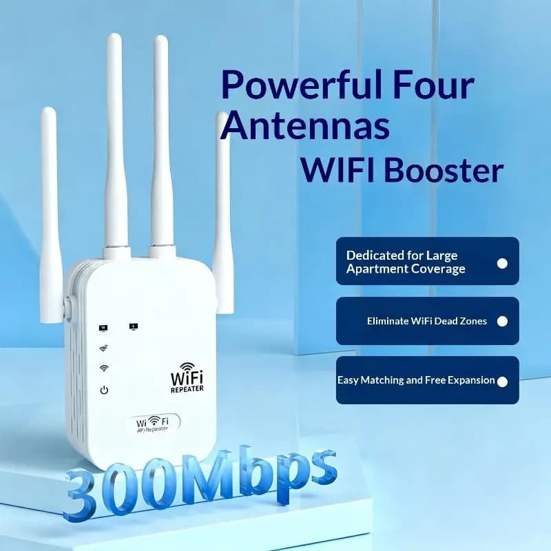 1200Mbps Wireless WiFi Repeater WIFI Extender Signal Booster 2.4G 5G Dual-band Network 802.11ac WiFi Amplifier Router