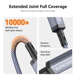 SUNKANDI USB B to USB C Printer Cable, Type B to Type C Printer Cord for MacBook Pro, Air, MIDI Cable,Yamaha Casio Digital Piano