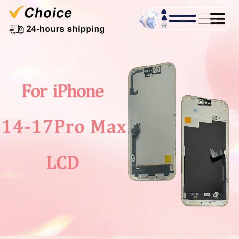 OLED LCD For iPhone 14 15 16 17 Pro Max Display Incell For iPhone 13 Pro Max LCD 14 15 16 Plus Screen Digitizer Assembly Repair
