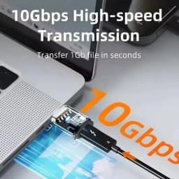 OTG USB C Female To USB A Male Adapter Converter High Speed Transfer for IPhone 16 15 IPad Tablet for Samsung Galaxy Android