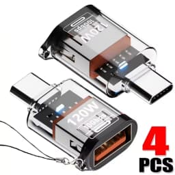 OTG USB C Female To USB A Male Adapter Converter High Speed Transfer for IPhone 16 15 IPad Tablet for Samsung Galaxy Android