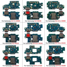 USB Charge Port Dock Connector Charging Board Flex Cable For Samsung S20 S21 S22 S23 S24 S25 S26 Plus Ultra Fe Edge 4G 5G