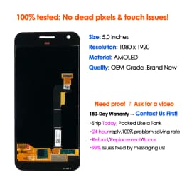 OEM Amoled For Google Pixel 1 Screen Replacement Display LCD Touch Digitizer Assembly For Nexus S1 Repair Parts Wholesale Kit