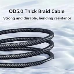 120W USB to Type C Cable LED Digital Display Quick Charge USB C Data Cord 1/2M Portable PD Fast Charge Line For Home Office