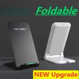 Wireless Charger Stand Pad For iPhone 17 16 15 14 X Pro Max Samsung S24 S23 S22 Xiaomi Fast Charging Station Phone Holder