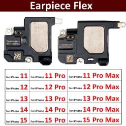 Front Earpiece For iPhone 11 12 13 14 15 Pro Max Mini Plus EarPhone Ear Speaker Replacement Receiver Parts