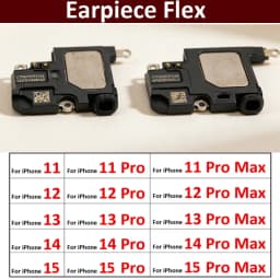 Front Earpiece For iPhone 11 12 13 14 15 Pro Max Mini Plus EarPhone Ear Speaker Replacement Receiver Parts