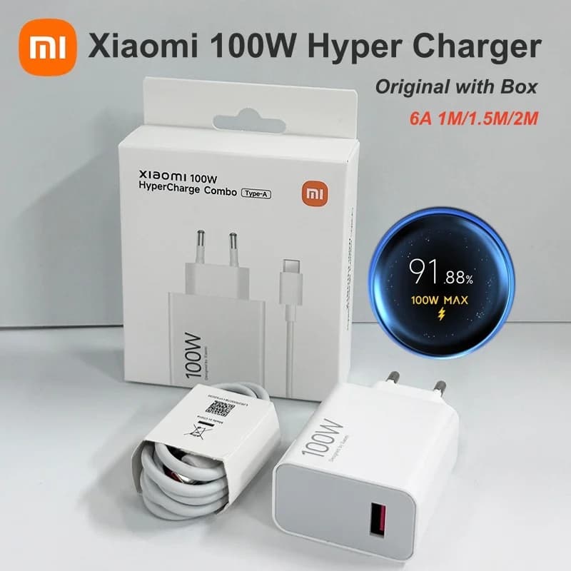 Original Xiaomi Poco F8 X8 Pro F8 Ultra 100W Charger Turbo Fast Charge Type C Cable Xiaomi 17 Pro Max 17T Pro 17 17T Redmi K100