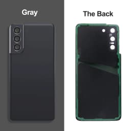For Samsung S21 5G SM-G991B G991B/DS G991U Back Cover Battery Case Rear Housing Replacement with Camera Lens