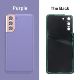For Samsung S21 5G SM-G991B G991B/DS G991U Back Cover Battery Case Rear Housing Replacement with Camera Lens